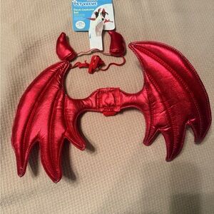 Red Devil Costume Set for Pets